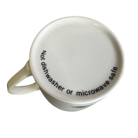 Princess Cruise Coffee Mug Ivory With Gold Logo New - Picture 4 of 5